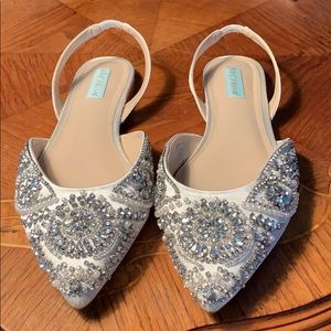 Blue by Betsey Johnson Molly Slingback Flats